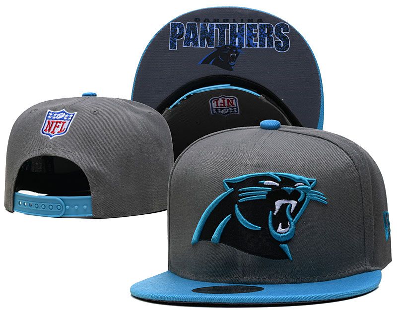 2021 NFL Carolina Panthers Hat TX 0808->->Sports Caps